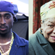 Tupac Shakur (Tim Mosenfelder/Getty Images); Maya Angelou (Martin Godwin/Getty Images)